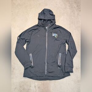 Brisbane Bullets NBL Hoodie Tech Full Zip Black Mens L